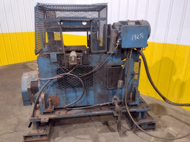 25 TON TISHKEN 4-POST CUTOFF PRESS, 2.5" STROKE: STOCK #19251