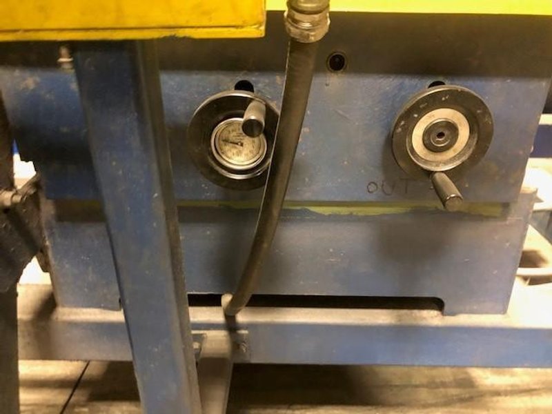 4" X 10' BURRMASTER DOUBLE END TUBE DEBURRING MACHINE STOCK# 2483