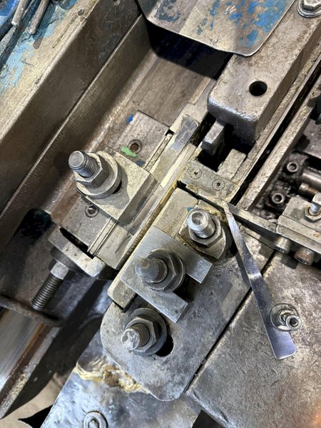 1/4" X 2" WATERBURY FARREL MODEL 10 THREAD ROLLER MACHINE. STOCK # 1223524.