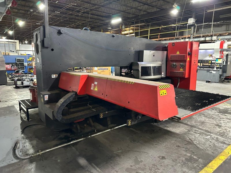 22 Ton Amada AC2510NT CNC Turret Punch, 2008