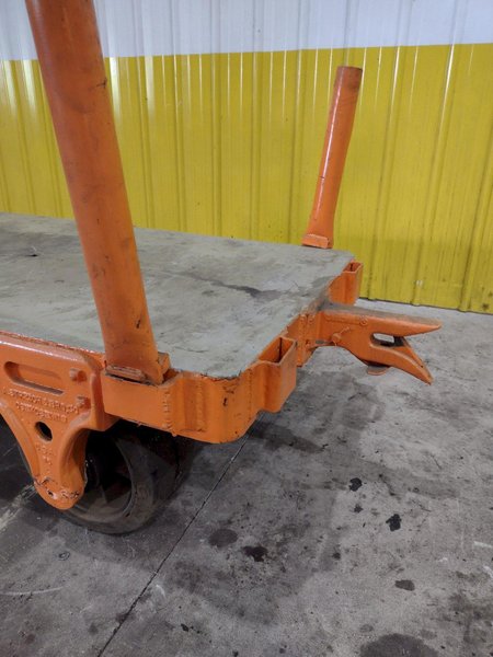 (2) 72" X 36" A STREICH &amp; BROS HEAVY DUTY FLAT BED TOW CARTS: STOCK #23688
