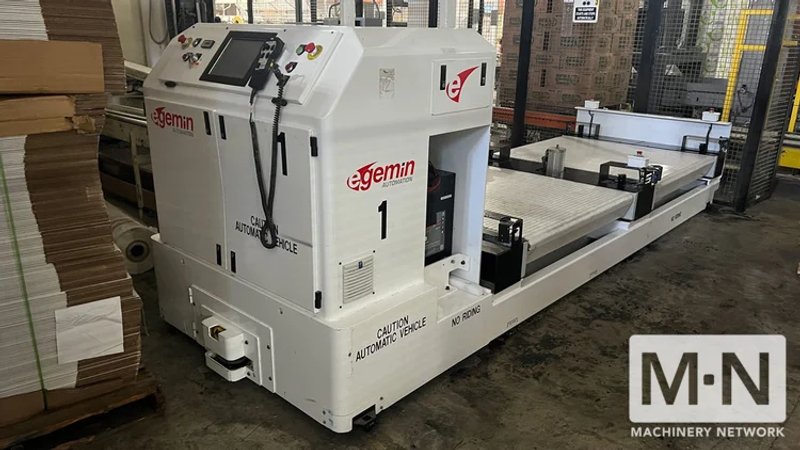 Egemin LTV 0515 L Automation Unit Load Deck Guided Vehicle (2 Available) - Cost Over 300k New