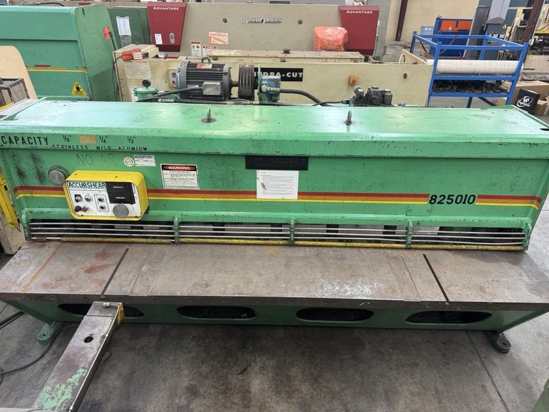 1/4″ x 10′ 625010 Accurshear CNC Shear, 1984