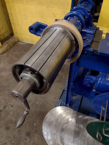8" WIDE TORRINGTON 2-5/8" ARBOR PULL-THROUGH SLITTING LINE: STOCK #16505