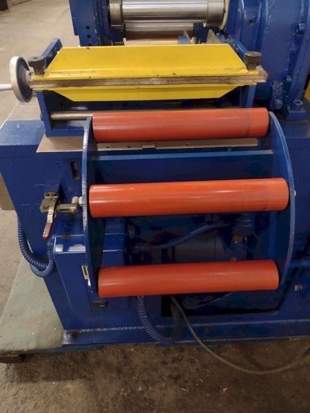 8" WIDE TORRINGTON 2-5/8" ARBOR PULL-THROUGH SLITTING LINE: STOCK #16505