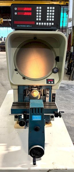 14" Deltronic Optical Comparator DH14-MPC4, Surface Illumination, DRO