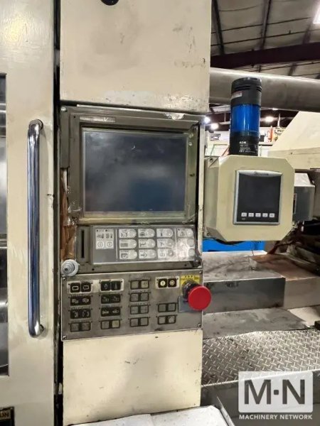 240 TON 10.7 OZ TOSHIBA MODEL EC240V21-6 INJECTION MOLDING MACHINE MFG 2002