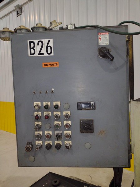 36" X 10 HP KEARNEY &amp; TRECKER MODEL #1536A HORIZONTAL SIMPLEX MILL: STOCK #20256