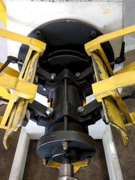 1,100 LBS X 16" GSW MODEL #MHM0.5/1250SO SERVO MOTORIZED COIL REEL UNCOILER: STOCK 12986