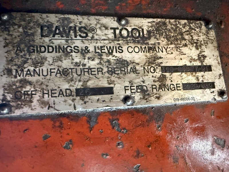 5" Giddings &amp; Lewis Horizontal Boring Mill, 350-T With Facing Head, Tailstock and Rotary Table