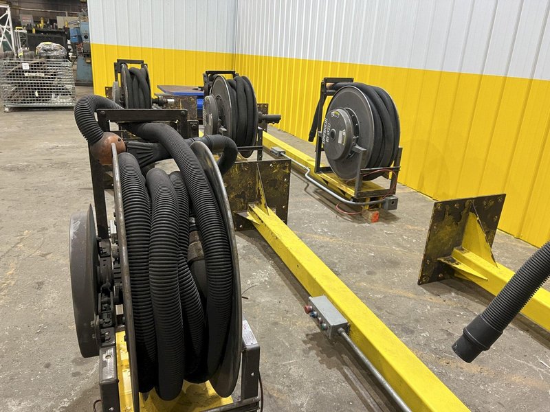 40 HP x 4 STATION CLEAN AIR TECHNOLOGIES / EUROVAC INDUSTRIAL TRANSIT &amp; BUS CENTRAL VACUUM SYSTEM: STOCK #19901