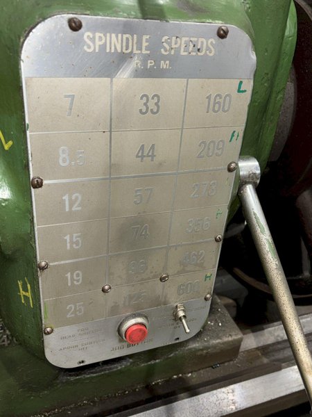 40" X 420" /35' AMERICAN MODEL H HEAVY PATTERN ENGINE LATHE, 2-7/8" HOLE: STOCK #22746
