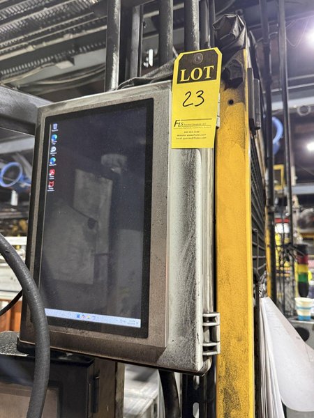 2023 Sinto model FDNX-I left hand automatic molding machine s/n 22609749010, with hydraulic system , controls, approx. mold count 401,180, feed belt conveyor with drive