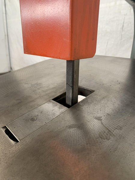18" GROB FAB18 CONTINUOUS FILE MACHINE. STOCK # 0254724