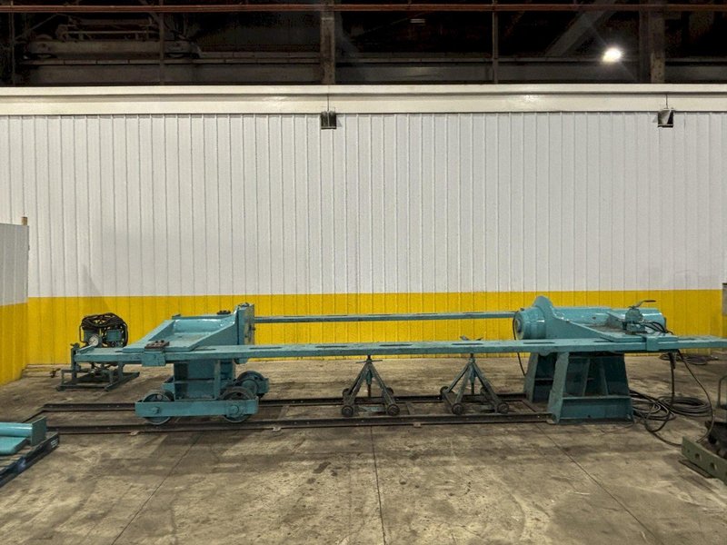 500 TON DRILL QUIP HORIZONTAL HYDRAULIC WHEEL PRESS WITH VICKERS HYDRAULIC UNIT: STOCK #23422