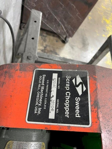 SWEED MODEL 400AC SCRAP CHOPPER: STOCK #77277