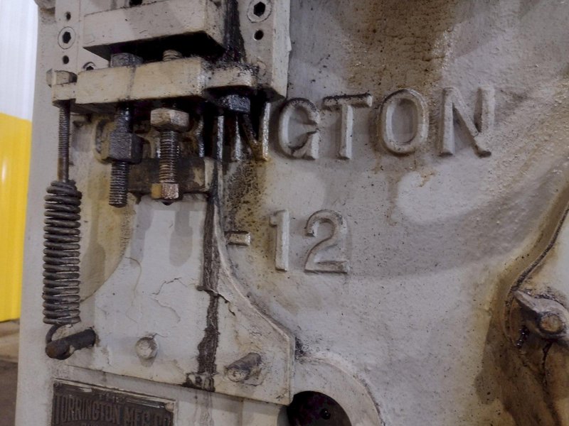 .148" x 2.75" COIL O.D. TORRINGTON MODEL #W12 SPRING COILER / COIL MAKING MACHINE: STOCK #18728