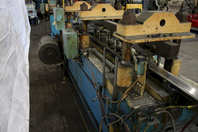50 TON TISHKEN 3 HEADED PRE PUNCH PRESS: STOCK #75278