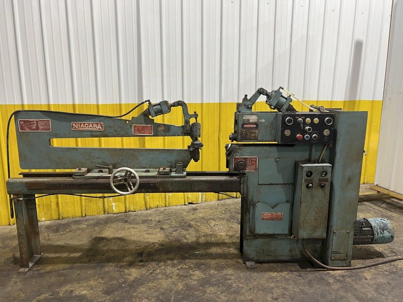 60" X 10 GAUGE NIAGARA MODEL #31-ARC MECHANICAL CIRCLE SHEAR : STOCK #19317