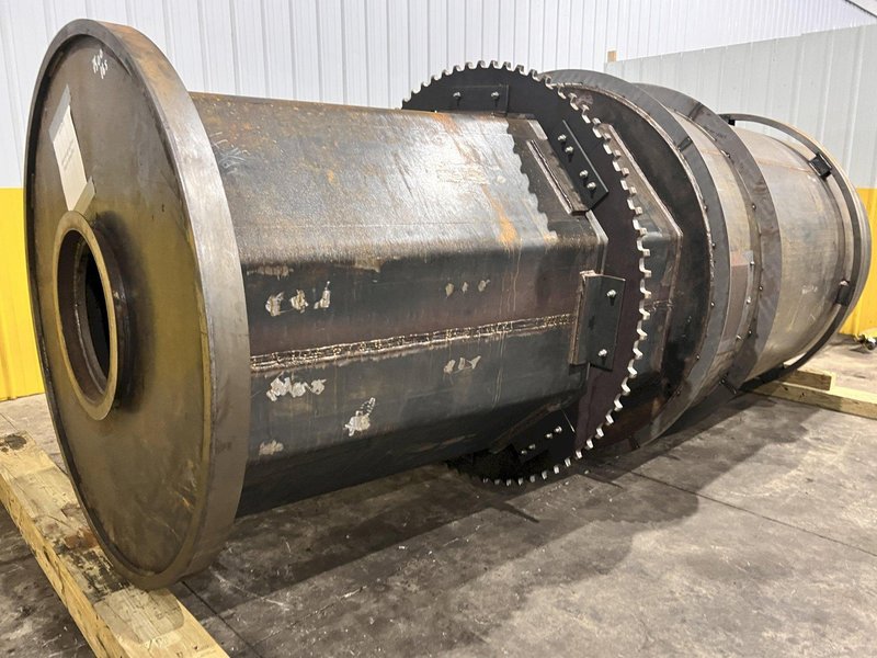 48" X 3-STAGE RANSOHOFF ROTARY DRUM BATCH AUTOMATIC PARTS DEBURR &amp; WASHER SYSTEM, NEW 2013: YOBRO #24300