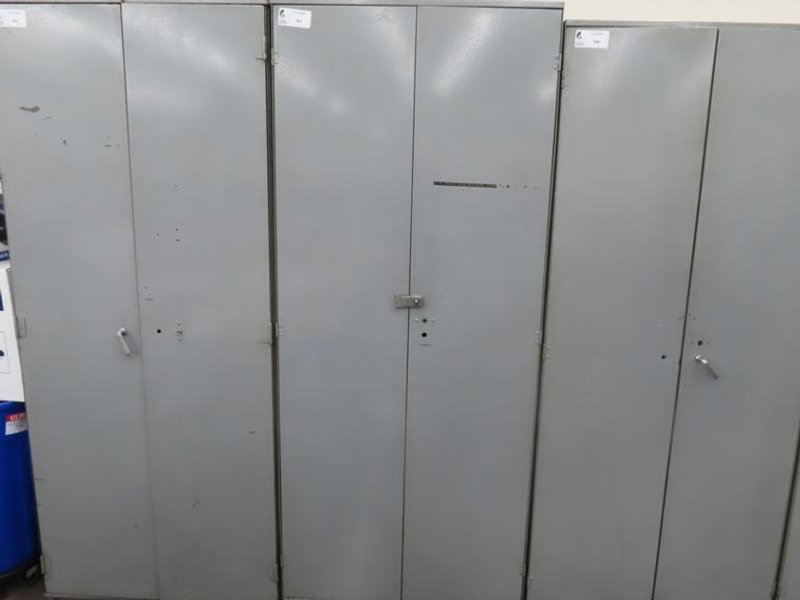 Cabinet 2 Door w Contents of Assorted Shop Supplies- Auction Item