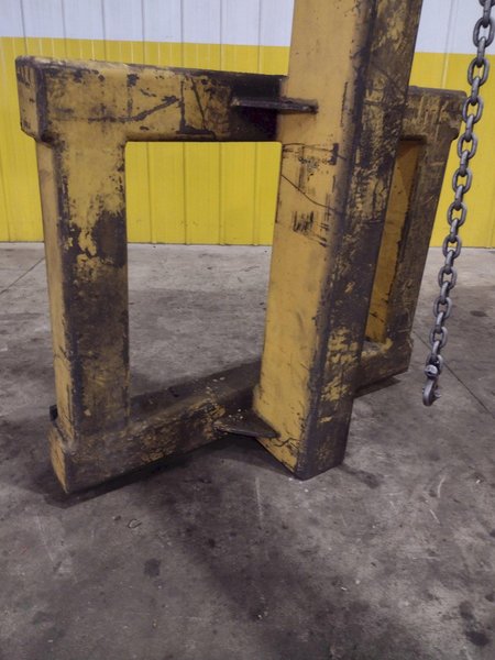 7,000 LBS (3.5 TON) X 70" X 63" MODEL FC JS-70 CALDWELL FORKLIFT CLIP-ON BOOM: STOCK #23563