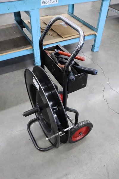 Metal Banding Set with Cart, Tools and Metal Banding Material- Auction Item
