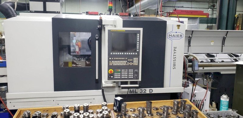 2017 Maier ML32DY CNC Swiss Type Automatic Screw Machine