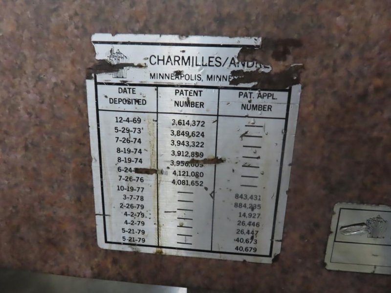 Charmilles Andrew 48"x 60" x 8.5"   Pink Granite Surface Plate - Contents NOT Included- Auction Item