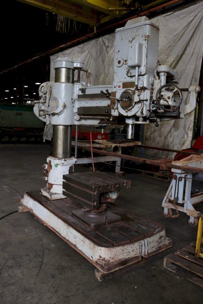 4' X 13" CINCINNATI BICKFORD RADIAL DRILL: STOCK #72033