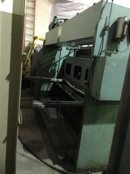 USED ALLSTEEL HYDRAULIC SHEAR Model 1/4”x10’, YEAR: 1981