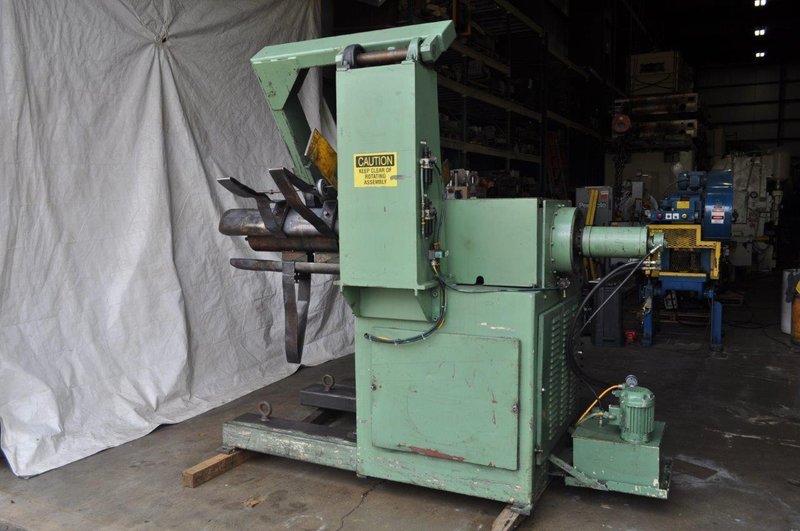 20,000 lb x 48" AIR FEEDS UNCOILER Stock # 14222