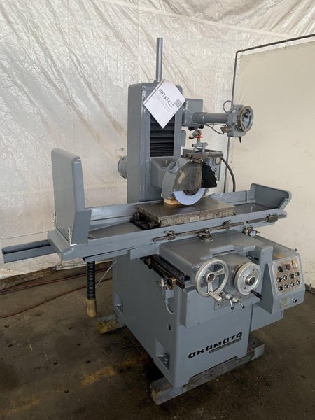 12" X 24" OKAMOTO ACCUGAR 124N HYDRAULIC SURFACE GRINDER. STOCK # 0743822.