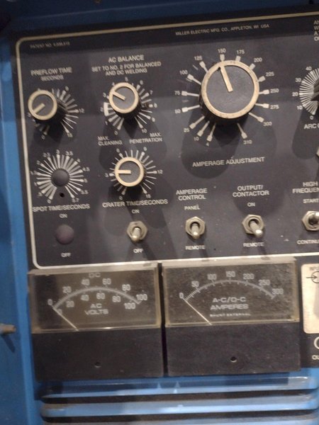 MILLER MODEL #SYNCROWAVE 250 AC/DC WELDER &amp; RADIATOR-1 CHILLER: YOBRO #24819