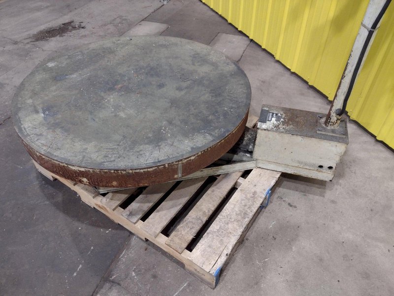 5000 LB X 42" DURANT MODEL #5025-42 R SERIES MOTORIZED HORIZONTAL PALLET DECOILER: STOCK #20261