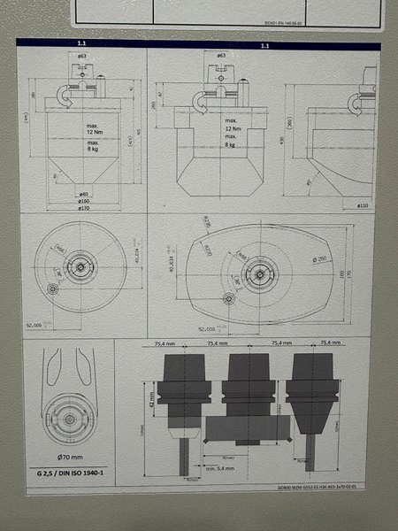 2022 Grob G550 5-Axis CNC Horizontal Machining Center with Pallet Changer