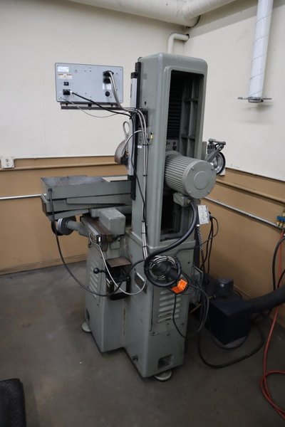 Mitsui High-Tech MSG-200MH Hand Feed Surface Grinder, Mitutoyo KA-200 2-Axis DRO, 6"x12" Fine Pole Chuck, Coolant- Auction Item