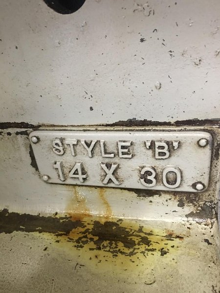 14" X 30" AMERICAN LATHE STOCK #3160