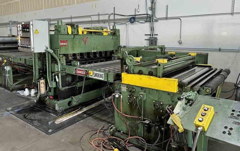 60" x 0.139" x 20,000# Rowe/Voss Cut To Length Line