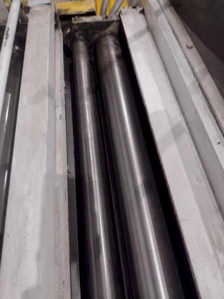 48" x 14 GA ROWE 7 ROLL POWERED COIL STRAIGHTENER: STOCK #22749