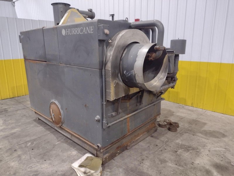 24" HURRICANE MODEL 250 2 STAGE ROTARY DRUM ELECTRIC HEAT STAINLESS STEEL PARTS WASHER: STOCK #13539