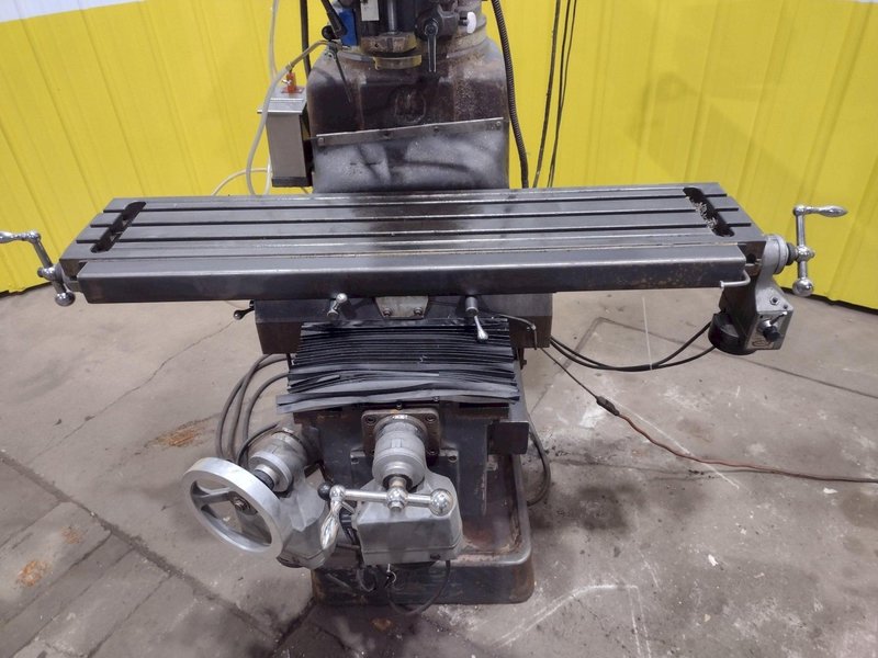 5 HP KENT MODEL #KTM-5VK RAM TYPE  KNEE MILL, 1992: STOCK #19923