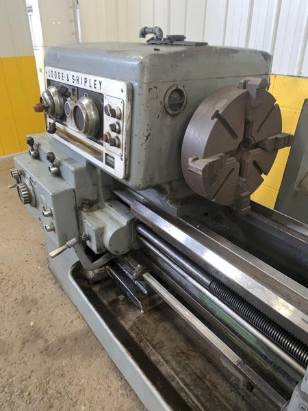 20.5" X 30" LODGE &amp; SHIPLEY POWERTURN ENGINE LATHE, 2-1/8" HOLE: STOCK 13121