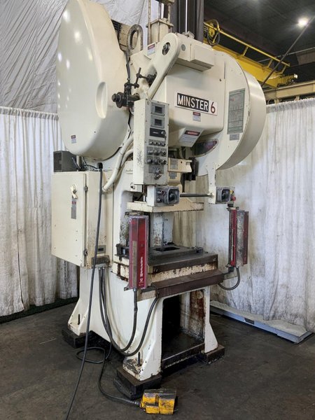 60 TON MINSTER MODEL 6 SS FIXED BASE GAP FRAME PRESS: STOCK #81620
