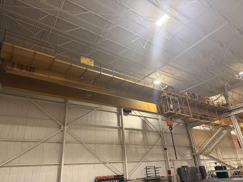 40 TON x 97' P&amp;H CLASS D OVERHEAD DOUBLE GIRDER BRIDGE CRANE: YOBRO #26429