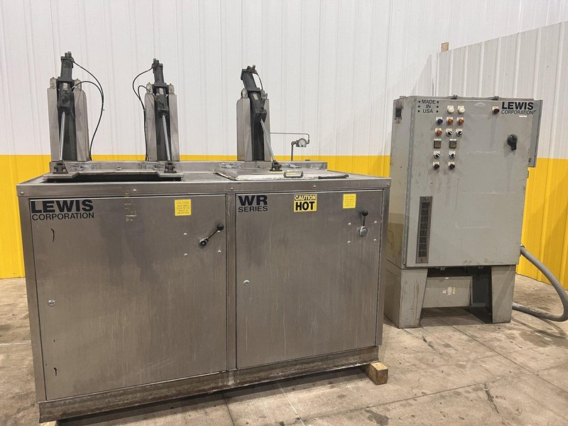 24" X 25" LEWIS MODEL #WR-2524 ULTRASONIC WASH &amp; RINSE WASHER STATION: STOCK #20844