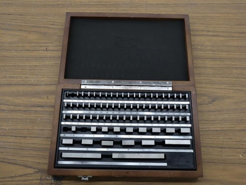 Starret Gage Block Set: .05 - 4" with Case- Auction Item