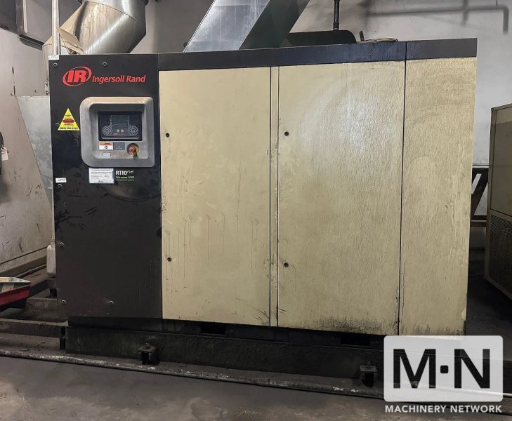 150 HP Ingersoll-Rand R110ne Vari-Speed, Rotary Screw Air Compressor with Dryer