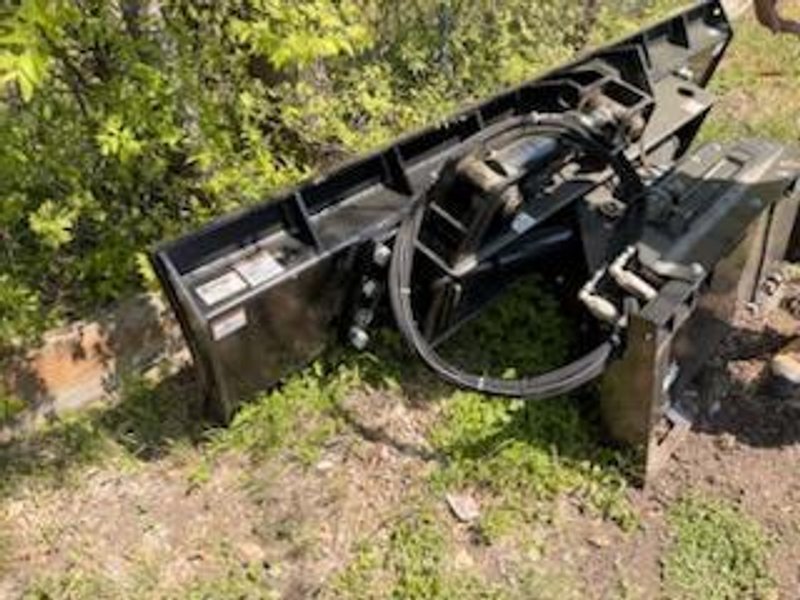 McLaren 84″ 6-Way Skid Steer Dozer Blade w/ Power Tilt, 2025 – Universal Quick Attach, Heavy-Duty Cutting Edge