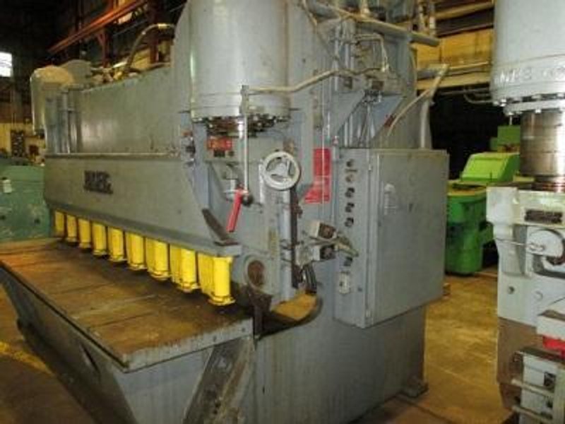 3/8" X 8' PACIFIC # 375S8ARL HYDRAULIC POWER SQUARING SHEAR